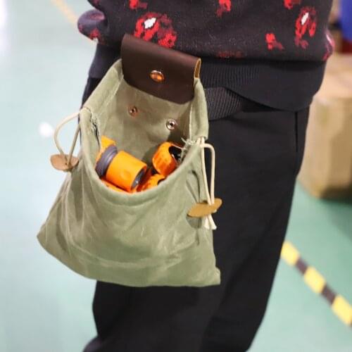 Waist-Hanging Fruit Picking Bag Foraging Pouch Hands-Free Eco-friendly Multi Functional Easy Looping Around Belts Storage Bags