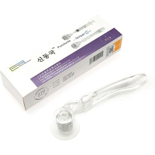 Microneedle roller roller needle water light needle mts mesodermal introduction instrument beauty facial hair growth home acne p