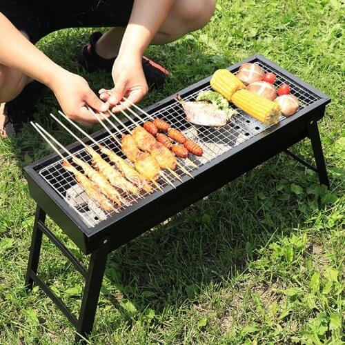 Grill camping Folding Grill Home Grill Charcoal BBQ Shelf Outdoor Grilling 3 People-5 People BBQ Tools barbeque camping grills