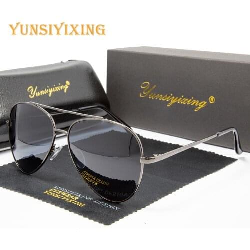 YSYX Mens Vintage Polarized Sunglasses Driver Brand Anti Blue ray Sun Glasses High Quality Eyewear UV400 Men/Women 2020 New6049