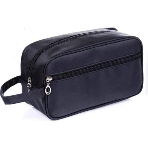 Mens Double Cosmetic Toiletry Bag Large Capacity Waterproof Cosmetic Bag Organizer Washing Makeup Special Purpose Accessories
