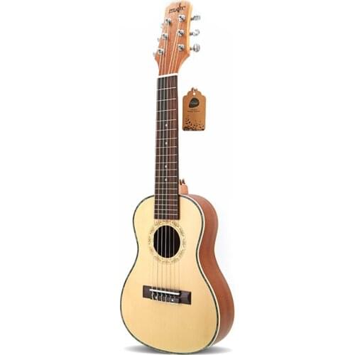 28 Inch Ukulele 6 String Picea Asperata Solid Guitar Rosewood Fingerboard Instrument Concert Professional Guitar UK2847
