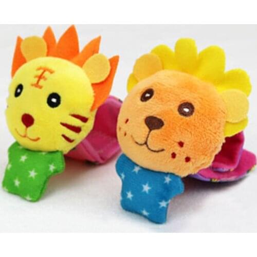2 Pcs/pair Wrist Band Foot Socks Ring Bell Infant Baby Rattles Developmental Toy Plush Newborn Soft Baby Birthday Gifts