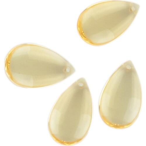 38mm/50mm Champagne Water Drop Prisms For Lighting Crystal Chandelier Suncatcher Ornament Lighting Lamp Hanging Decoration