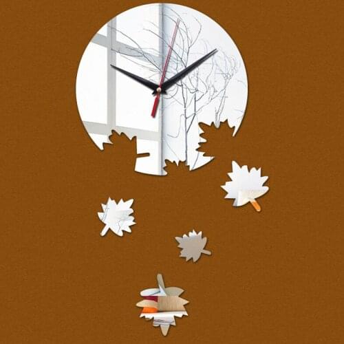 Acrylic Mirror wall stickers watch clocks home decoration clock Quartz Living Room Modern 3d free new rushed shipping