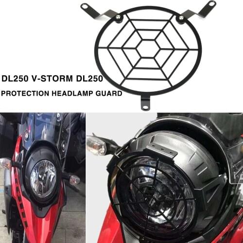 Motorcycle Headlight Grill Cover Protection HeadLamp Guard for SUZUKI DL250 V-Strom DL 250