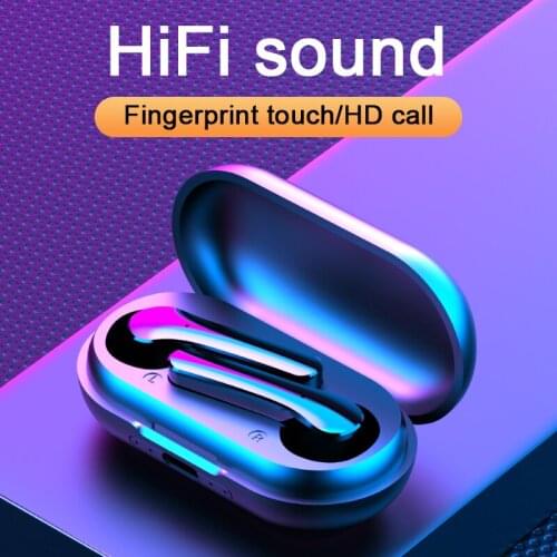 Bluetooth 5.0 Earphone 300mAh Charging Box Wireless Headphone 9D Stereo Sports Waterproof Earbuds