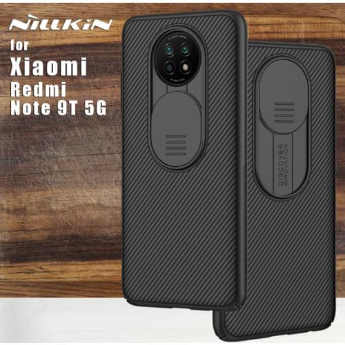 Nillkin For Xiaomi Redmi Note 9T 5G case Camera Protection Camshield Phone Case Lens Protective Back Cover For Redmi Note 9T