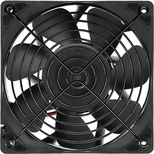 Delta High Speed Dual Ball Bearing 12038 12cm Max 6000 PRM PWM 4PIN Case Cooling System Fan 120mm For Server Cabinet BTC Mining