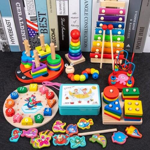 Baby Educational Toy Wooden Musical Instruments Montessori Early Learning Baby Birthday Christmas New Year Gift Toy For Children