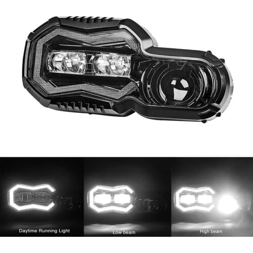 For BMW F650 700 800 GS F800GS Adventure 2008-2018 2017 f650gs f700gs f800R DOT Emark E24 Double Certification LED Headlight
