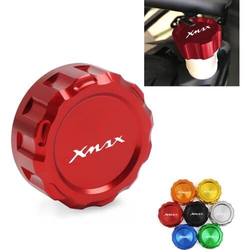 For YAMAHA XMAX X-MAX 125 250 300 400 XMAX125 XMAX250 XMAX300 Universal Rear Brake Fluid Cylinder Master Reservoir Cover Cap