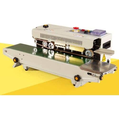 Electric aluminum foil laminated packaging pouch FR-770 Automatic Horizontal Continuous Plastic Bag Band Sealing Sealer Machine