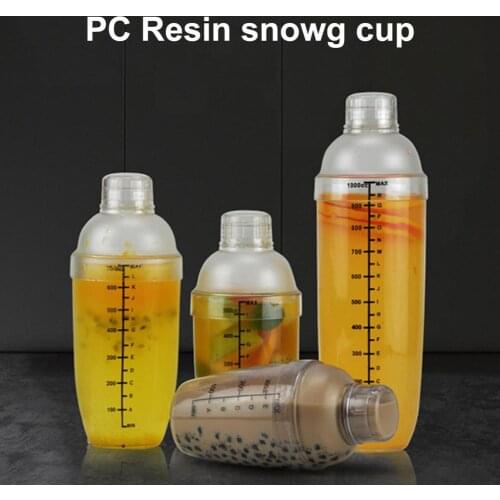 Leak-proof PC Cocktail Shaker with Scale Bartender Party Drink Mixer Kitchen Gadgets Drinkware Bar accessories