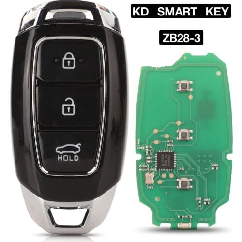 Kutery ZB28-3 3 Buttons Universal Remote Control Car Key For More Than 2000 Models KD Multi-functional Smart Key Replacement