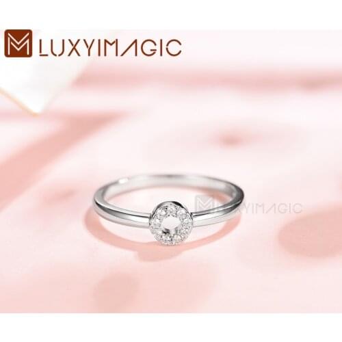 Кольца с фианитами для женщин Luxyimagic China At AliExpress