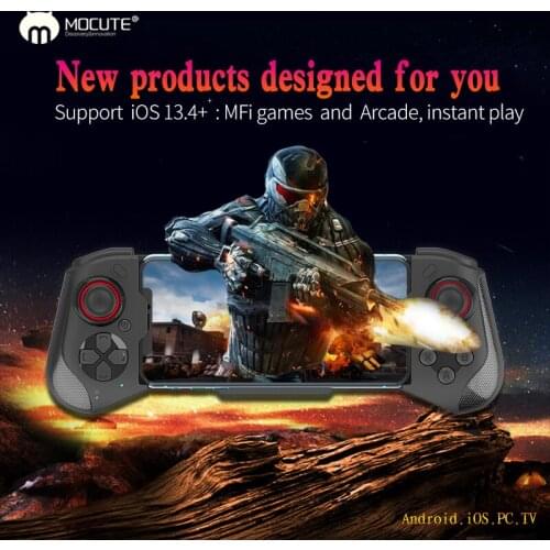 Mobile Game Controller Bluetooth-compatible Wireless Gamepad Gifts For IPhone Android Phone Tablet Hand Grip Game Accessories