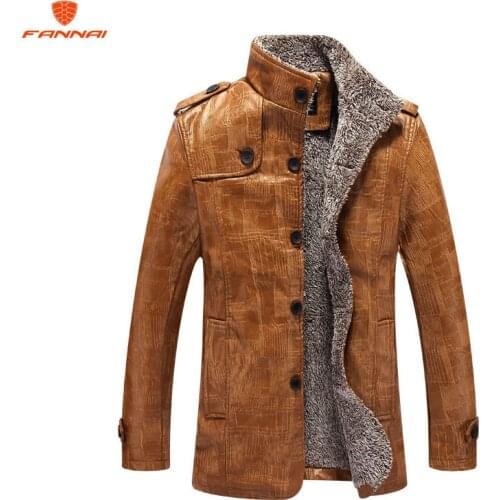 Men jackets winter mens jackets Plus velvet warm jacket-bombers Jaqueta Masculina Fashion Leather jacket For men Large coats8XL