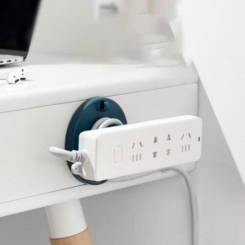 Wall Mounted Router Patch Board Wire Winder 360 ° Rotatable Adjustment Socket Holders Wall Paste Socket Storage Rack
