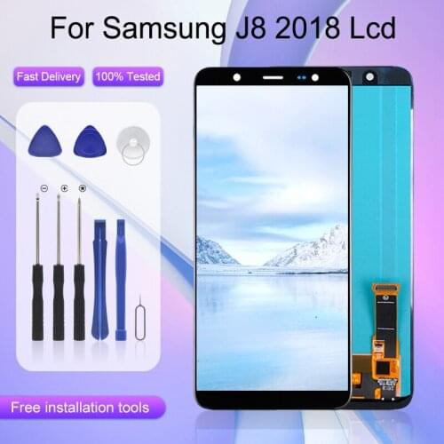 6.0inch Super Amoled For Samsung Galaxy J8 2018 Lcd J810 Display With Touch Screen Digitizer Assembly Repacement