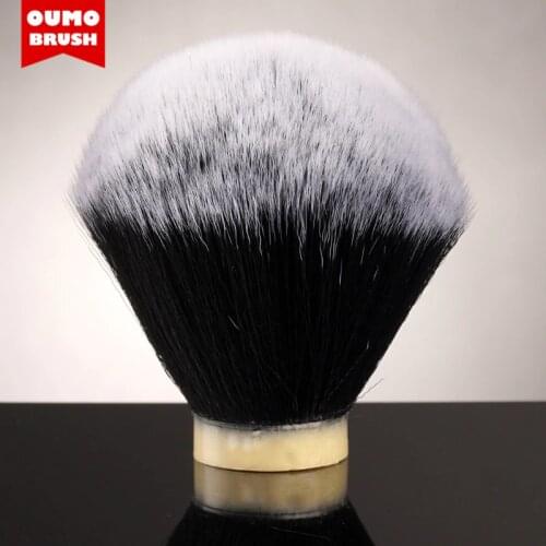 OUMO BRUSH-Tuxedo synthetic hair shaving brush knots(thin hair)