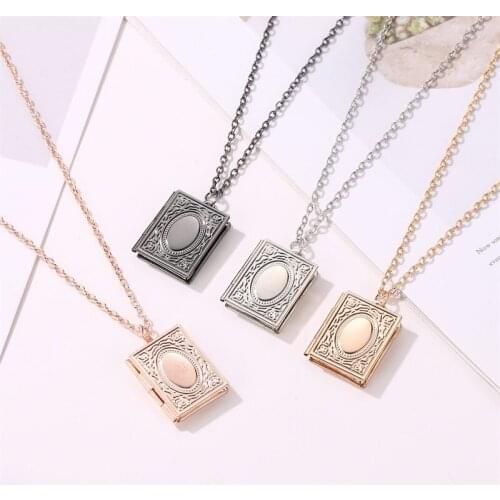 RONGQING 12pcs/lot Photo frame necklace women Fashion Jewelry Gift 2019 NEW