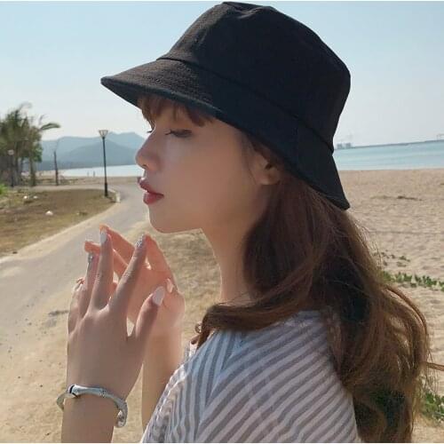 Sparsil Unisex Foldable Bucket Hat Women Outdoor Sunscreen Cotton Fishing Hunting Cap Men Basin Chapeau Fisherman Hats