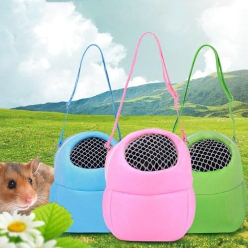 Hamster Portable Carrier Bag Small Pet Animals Warm Backpack Sleeping Travel Hanging Bag For Puppy Rat Hamster Hedgehog