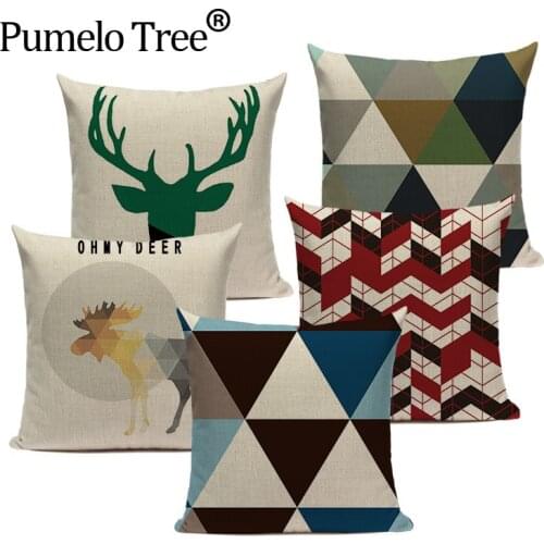 Pop Geometry cushion cover home cushions Custom pillow cover Geometric simple style decorative cushions throw pillows