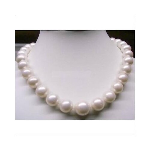 Selling jewerly >18" AAA 10-11mm Australian south sea white pearl necklace >free shipping