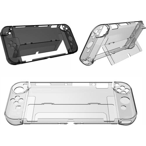 Transparent Clear PC Hard Case Protective Cover Crystal Shell for Nintend Switch Oled Console Joy-Con Controller Back Protector