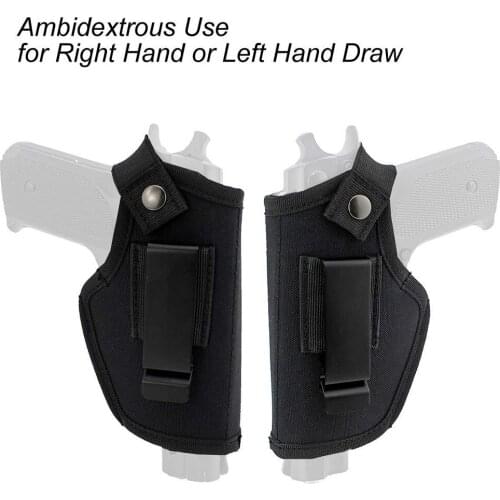 Left Right Hand Tactical Gun Holster Concealed Carry Holsters Belt Metal Clip IWB OWB Holster Hunting Airsoft Handgun Bag Case