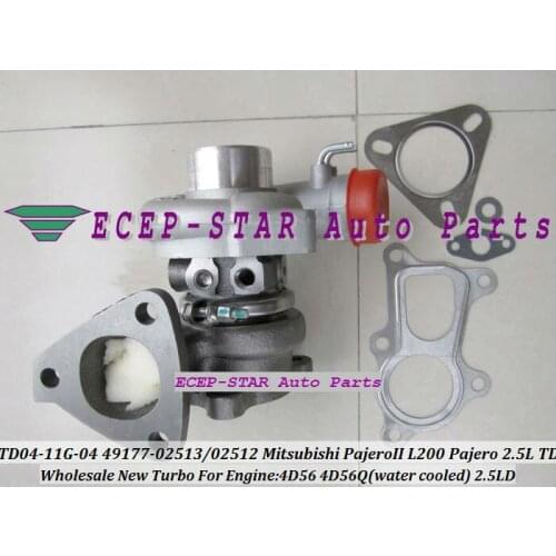TD04 TD04-11G 49177-02513 49177-02512 28200-42540 49177-07612 Turbo For Mitsubishi L200 MONTERO PAJERO Galloper 4D56 4D56Q 2.5L
