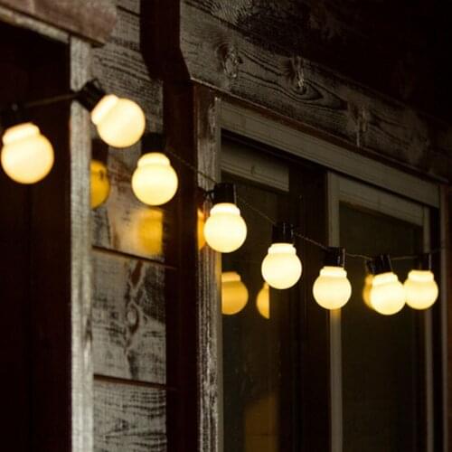 Thrisdar 2.5/5/10M G50 Globe Bulb Led String Light Xmas Garland Fairy Lamp Indoor Outdoor Garden Wedding Party Christmas Decor