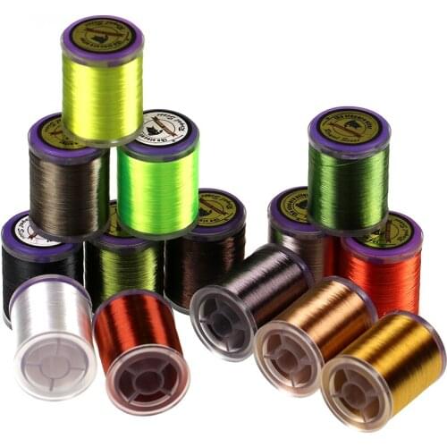 75D Fine High Tensile Fly Tying Thread Standard Bobbin Spool Waxed Tying Thread Making Nymph Dry Wet Flies