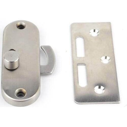 304 stainless steel sliding door hook lock,For Aluminum alloy Wooden doors,Single-sided lock,Surface mounting,Hardware Locks