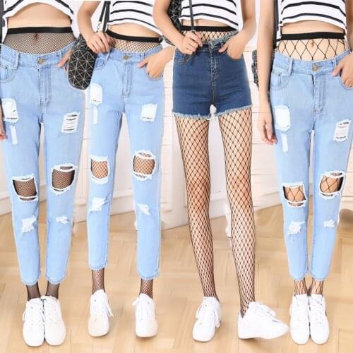 5-12 Year Hollow Sexy Black Fishnet Pantyhose Womens Ladies Mesh Nylon Breathable Lattice Tights Girls Sexy Thin Stockings