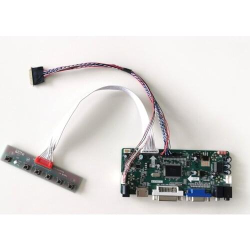 Fit LP140WH4 LP140WH8 1366*768 WLED LVDS 40Pins VGA DVI 14" notebook PC LCD panel M.NT68676 screen controller board DIY kit