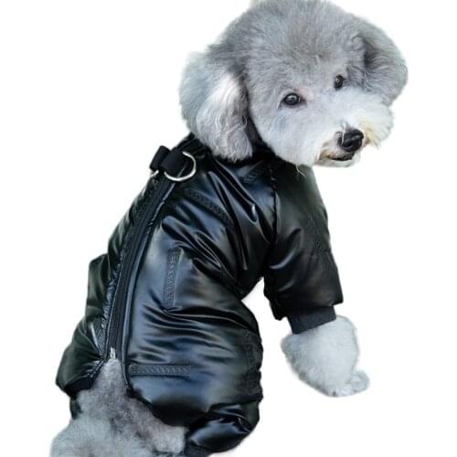 Winter Dog Clothes Jumpsuit Warm Pet Clothing Pomeranian Poodle Bichon Schnauzer Dog Costume Waterproof Coat Jacket Dropshipping