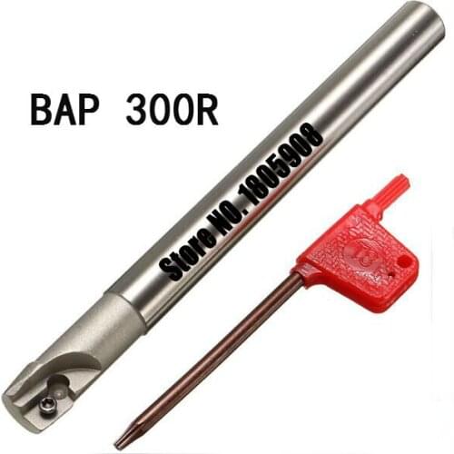 1PCS BAP 300R CNC Indexable Face Milling Holder for insert APMT1135,10mm 12mm 14mm 16mm 19mm 20mm 25mm,Length 100mm/150mm/200mm