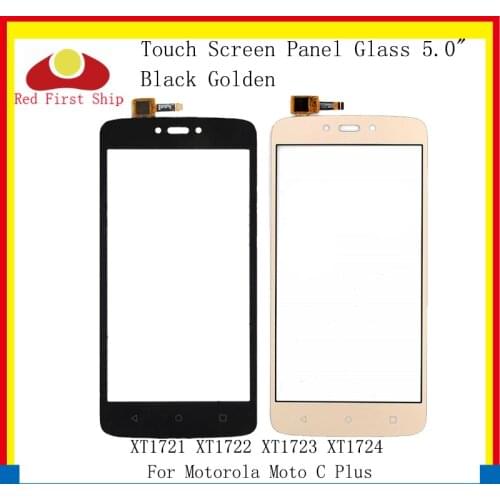 10Pcs/lot Touch Screen For Motorola Moto C Plus XT1721 XT1722 XT1723 Touch Panel Digitizer Sensor Front Outer LCD Glass Lens