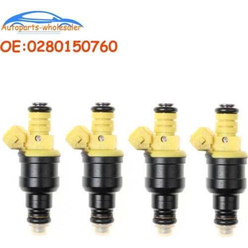 4 PCS Car Accessories 0280150760 For 1989-1990 SAAB 900 2.0L I4 Fuel Injector M474/57738/7487010/7487235/787235/FJ113/280150760