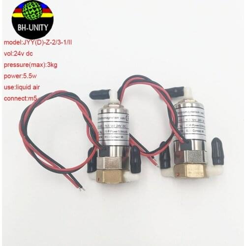 6pcs/lot Crystaljet Zhongye Allwin crystaljet solvent printer 3way dc jyy solenoid valve 24v on selling
