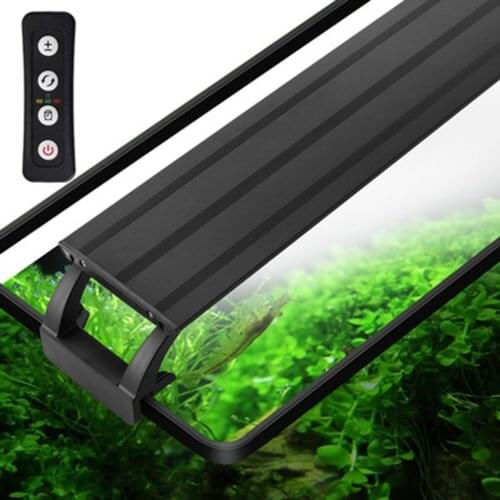 Aquarium LED Lighting With Adjustable Bracket For Fish Tank Fish Plant With Timing Aquarium Landscaping Lights