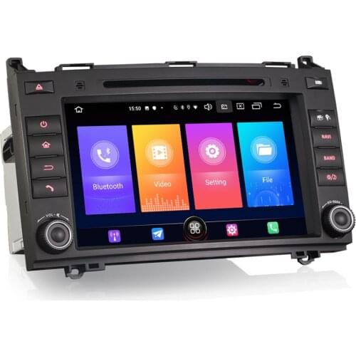 8" Android 10.0 OS Car DVD Multimedia System Player GPS Radio for Volkswagen Crafter 2006+ with Split Screen Function Support