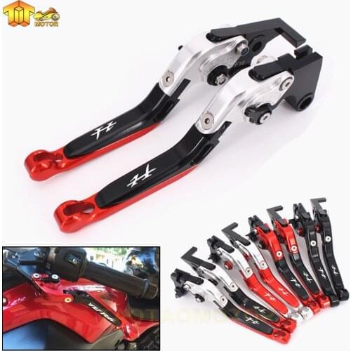CK CATTLE KING Motorcycle Aluminum Adjustable Brake Clutch Levers Lever for Yamaha FZ1 FAZER 2001 2002 2003 2004 2005 With logo