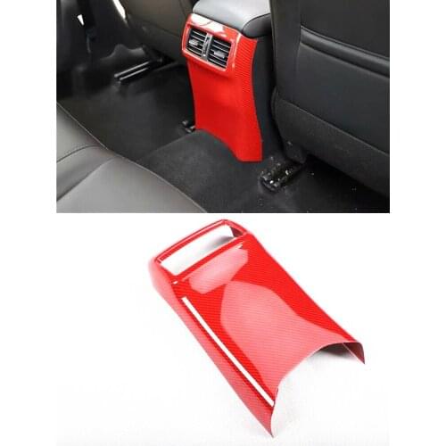 For Nissan Sentra Bluebird Sylphy 2020 2021 Car Interior Accessories Carbon Fiber Back Air Vent Anti-kick Panel ABS Anti-dirty