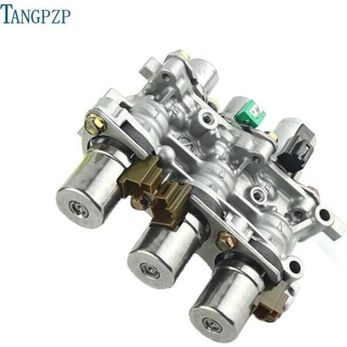 Transmission Solenoid Block Control Unit Module Fit for Ford 4F27E and for Mazda FNR5 5 Speed Main Valve Bodies Silver