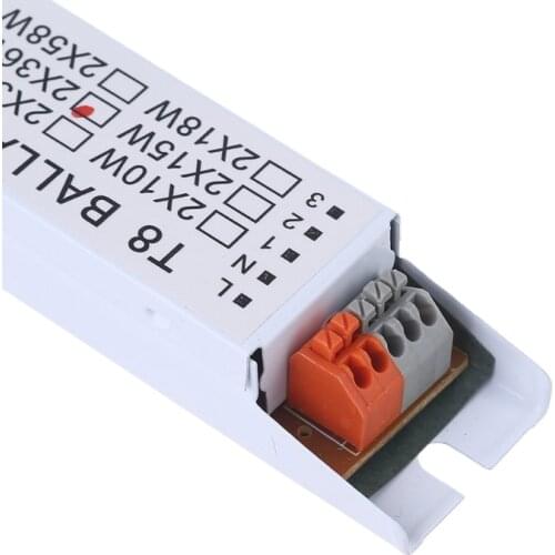 220-240V AC 2x36W Wide Voltage T8 Electronic Ballast Fluorescent Lamp Ballasts