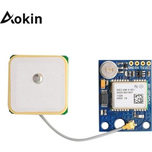 GPS Module NEO-6M GPS Module GYNEO6MV2 with EEPROM for MWC/AeroQuad with Antenna Flight Control Aircraft For Arduino Diy kit